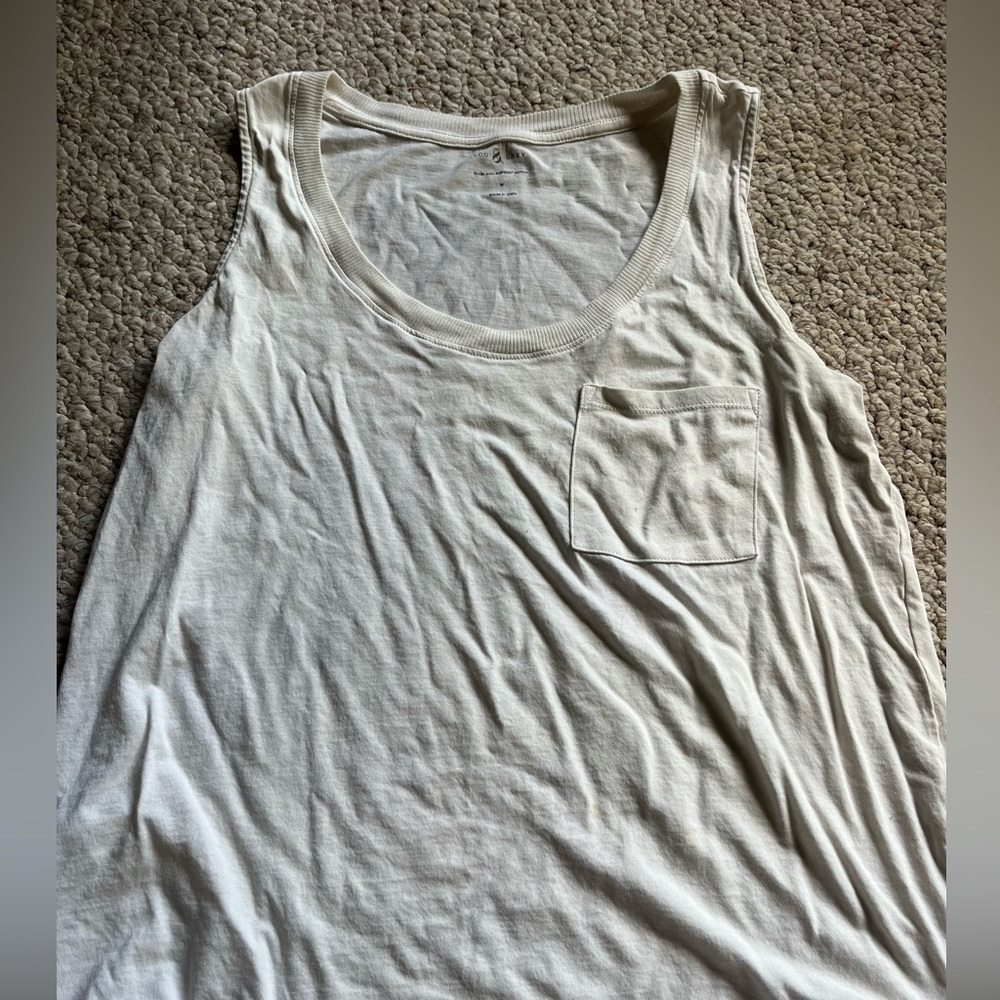 Lou and Grey loose off white tank
